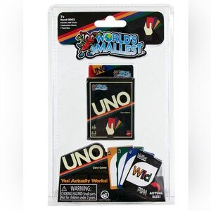 World's Smallest - Uno Retro Card Game new